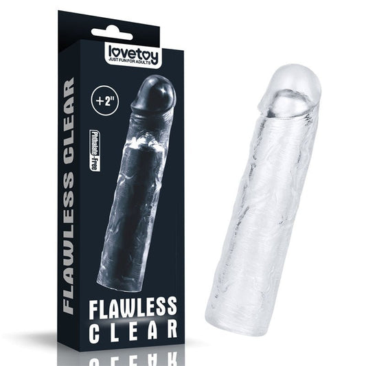 Flawless Penis Sleeve 2'' - 5 cm Penis Extender Sleeve - Pleasure Den