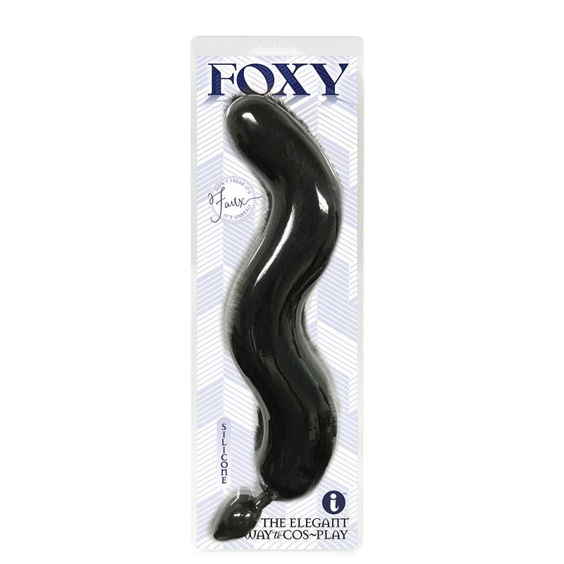 Foxy Fox Tail Silicone Butt Plug - 46 cm Tail - Pleasure Den