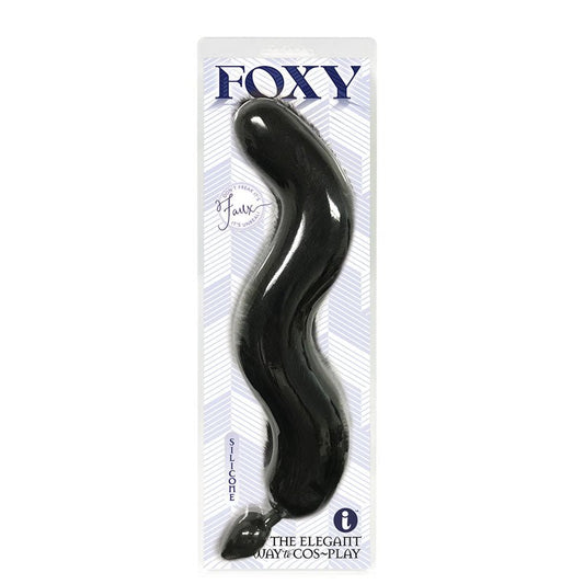 Foxy Fox Tail Silicone Butt Plug - 46 cm Tail - Pleasure Den