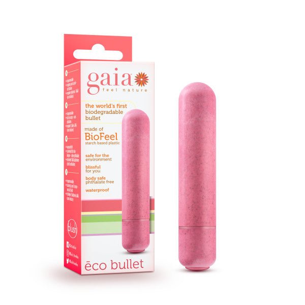 Gaia Eco Bullet - Coral 8.9 cm (3.5'') Bullet - Pleasure Den