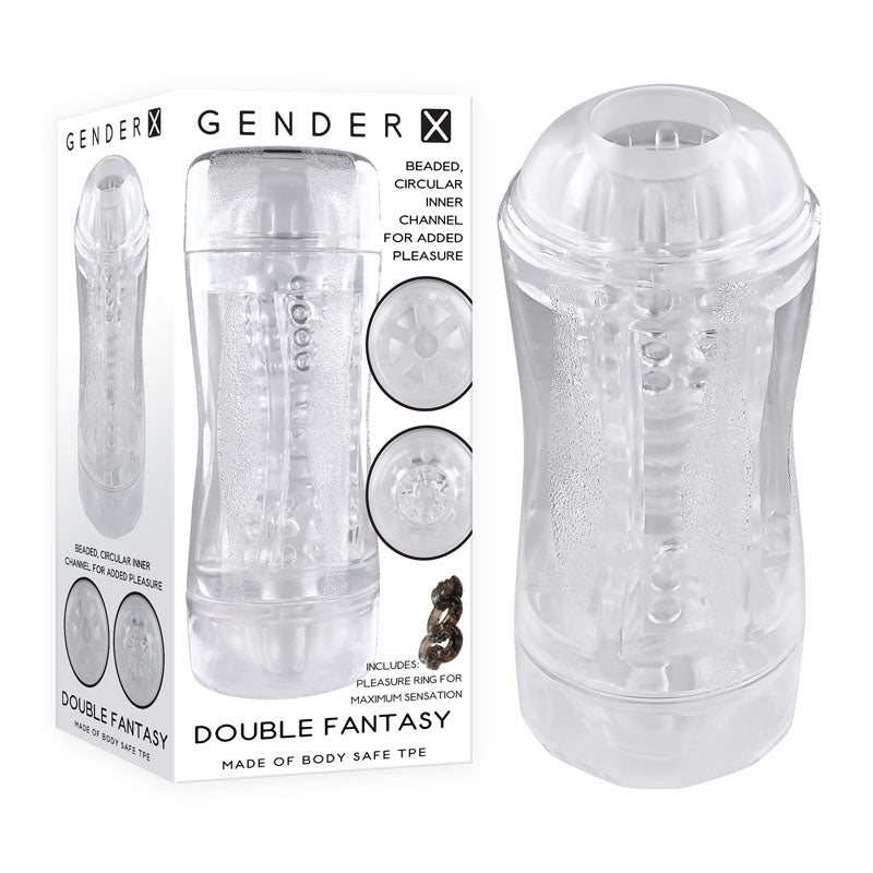 Gender X DOUBLE FANTASY - Double Ended Stroker - Pleasure Den