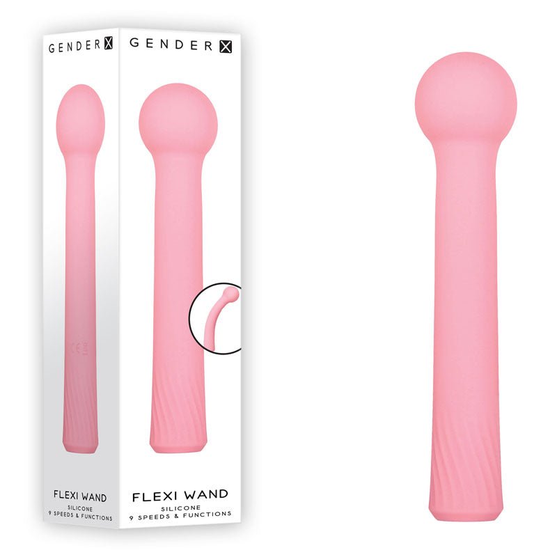 Gender X FLEXI WAND - 16.6 cm USB Rechargeable Vibrator - Pleasure Den