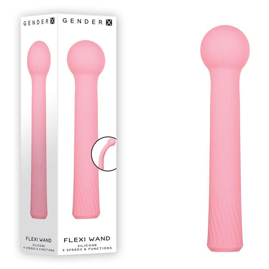 Gender X FLEXI WAND - 16.6 cm USB Rechargeable Vibrator - Pleasure Den