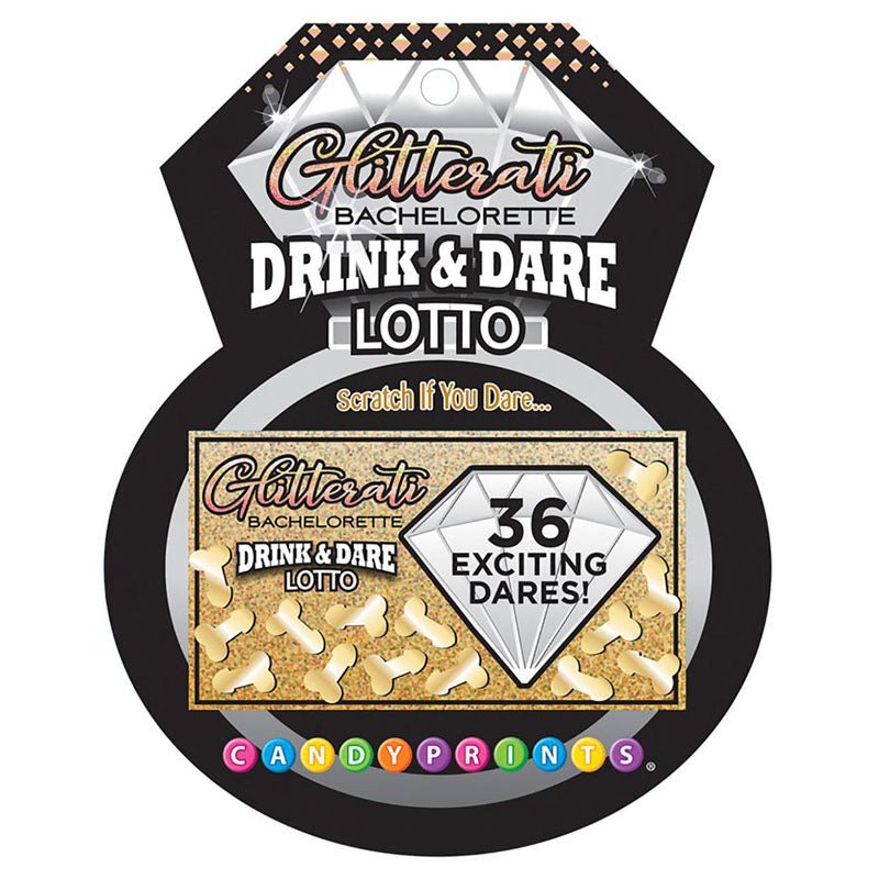 Glitterati - Drink And Dare Lotto - Hens Party Lotto Game - Pleasure Den