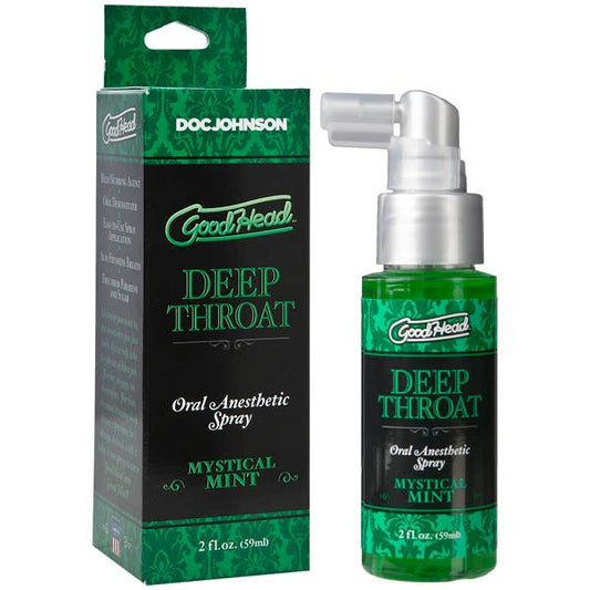 GoodHead Deep Throat Spray - Mystical Mint - Mystical Mint Flavoured Deep Throat Spray - 59 ml Bottle - Pleasure Den