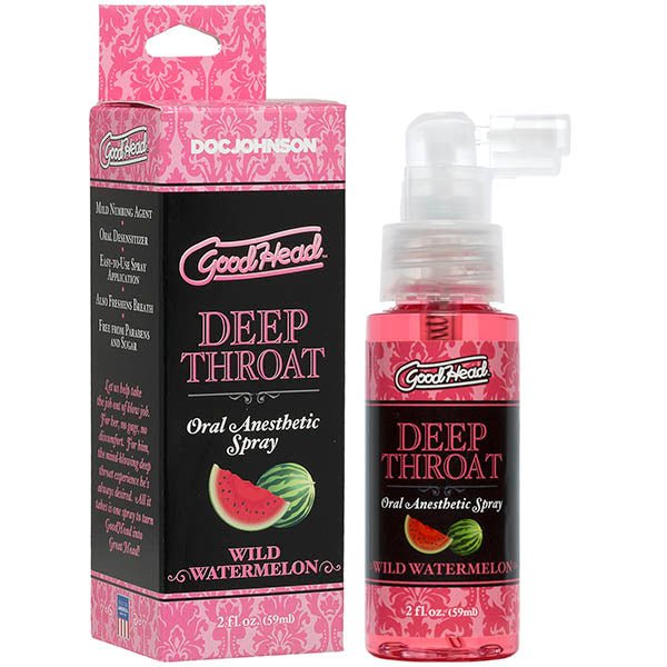 GoodHead Deep Throat Spray - Wild Watermelon Flavoured - 59 ml Bottle - Pleasure Den