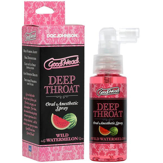 GoodHead Deep Throat Spray - Wild Watermelon Flavoured - 59 ml Bottle - Pleasure Den