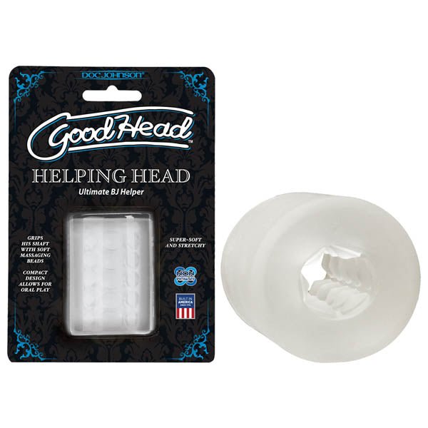 GoodHead Helping Head - 5 cm Stroker Sleeve for Blowjobs - Pleasure Den