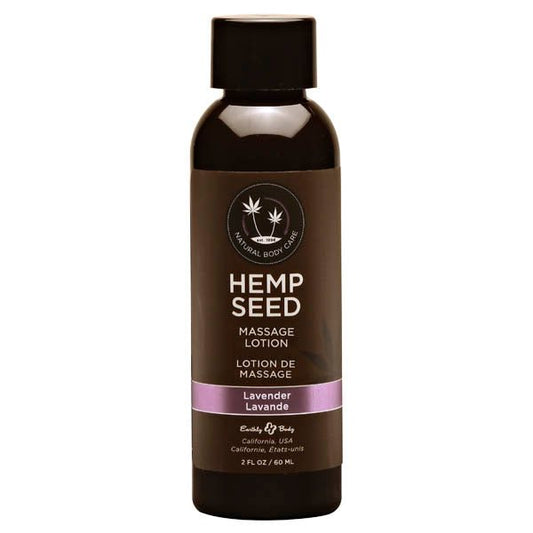 Hemp Seed Massage Lotion - Lavender Scented - 59 ml Bottle - Pleasure Den