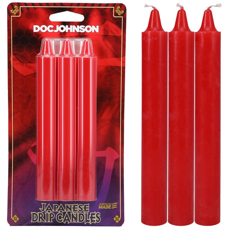 Japanese Drip Candles - 3-Pack - Pleasure Den