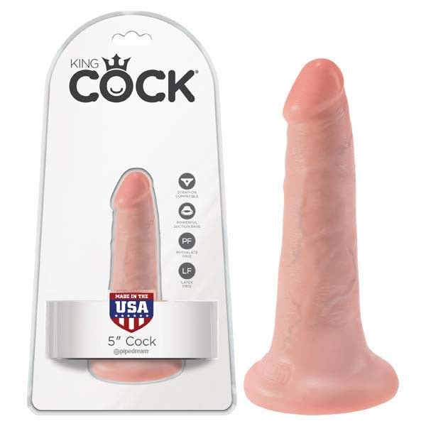 King Cock 5'' Cock - 12.7 cm (5'') Dong - Pleasure Den