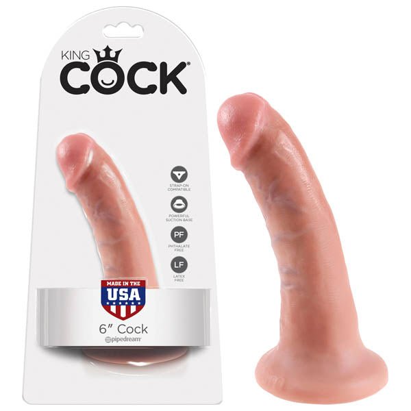 King Cock 6'' Cock - 15.2 cm (6'') Dong - Pleasure Den