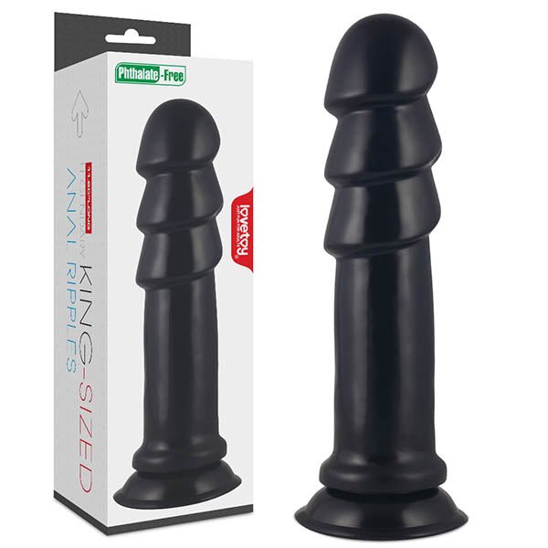 King Sized Anal Ripples - 28.5 cm (11.5'') Mega Anal Plug - Pleasure Den