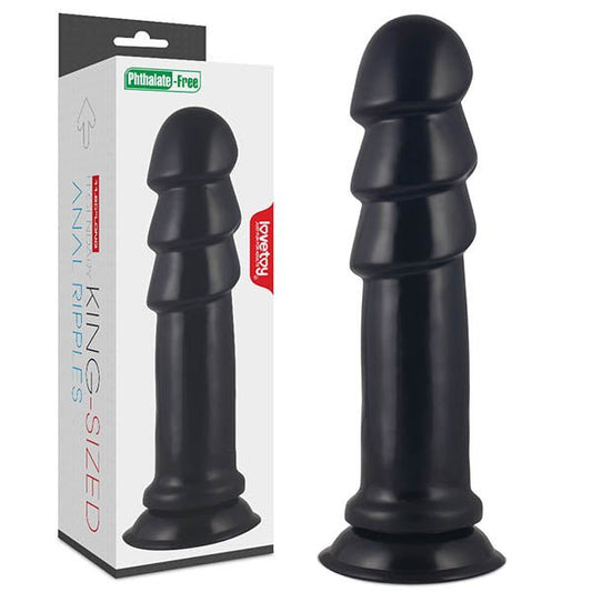 King Sized Anal Ripples - 28.5 cm (11.5'') Mega Anal Plug - Pleasure Den