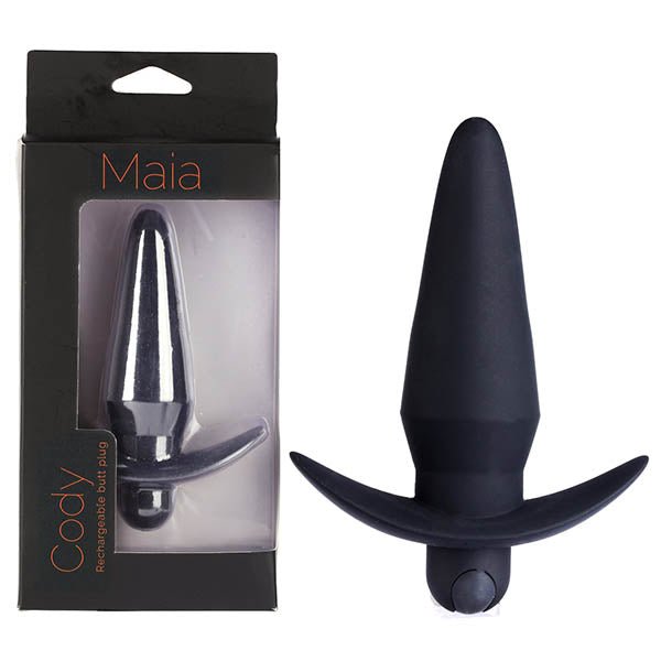 Maia Cody - 12.4 cm USB Rechargeable Butt Plug - Pleasure Den