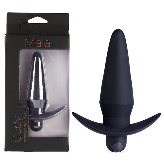 Maia Cody - 12.4 cm USB Rechargeable Butt Plug - Pleasure Den