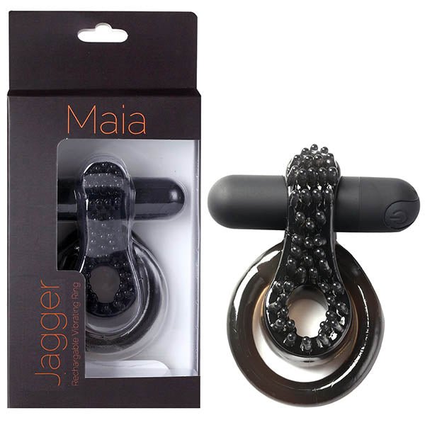 Maia Jagger - USB Rechargeable Vibrating Cock & Ball Ring - Pleasure Den