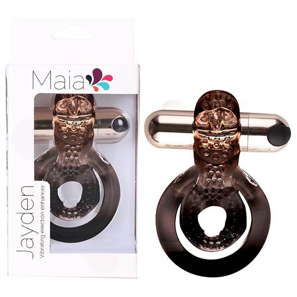 Maia Jayden - USB Rechargeable Vibrating Cock & Ball Rings - Pleasure Den