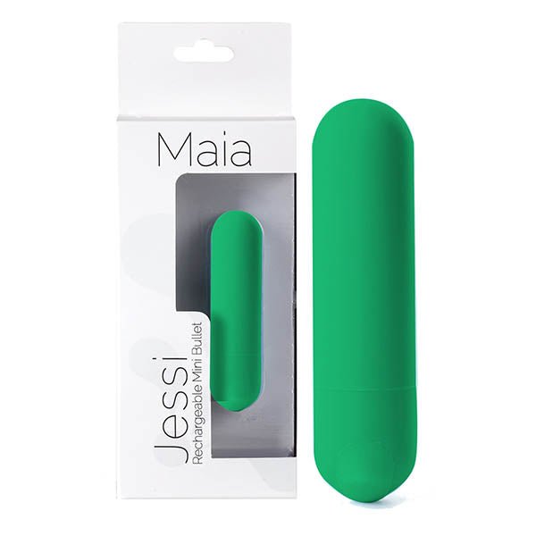 Maia Jessi - Emerald 7.6 cm USB Rechargeable Bullet - Pleasure Den