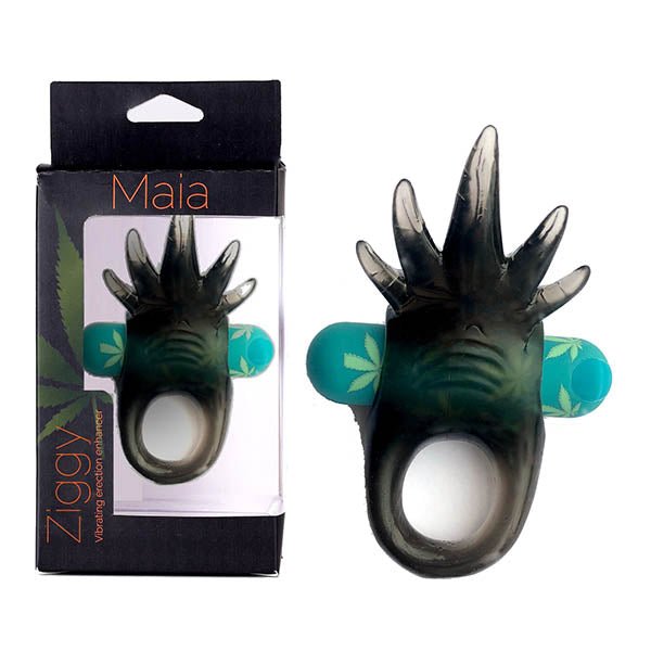Maia Ziggy - Hemp USB Rechargeable Vibrating Cock Ring - Pleasure Den