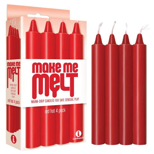 Make Me Melt Drip Candles - Hot Drip Candles - 4 Pack - Pleasure Den