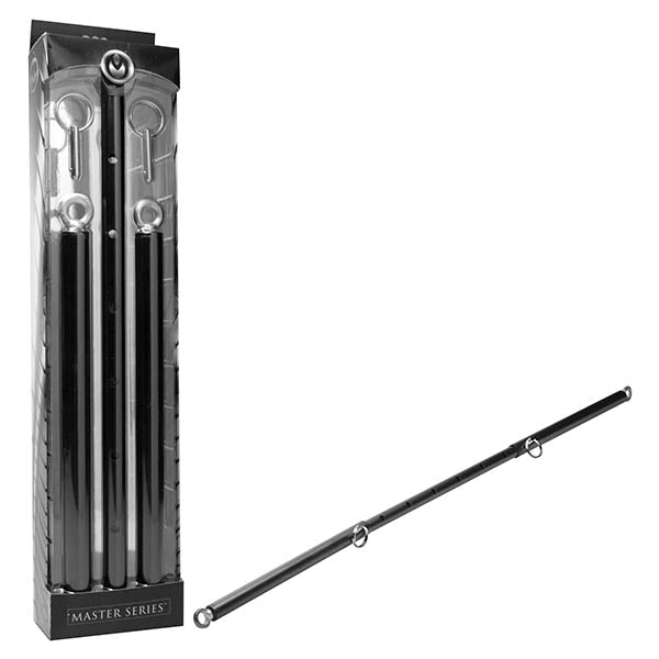 Master Series Steel Adjustable Spreader Bar - Metal Spreader Bar Restraint - Pleasure Den
