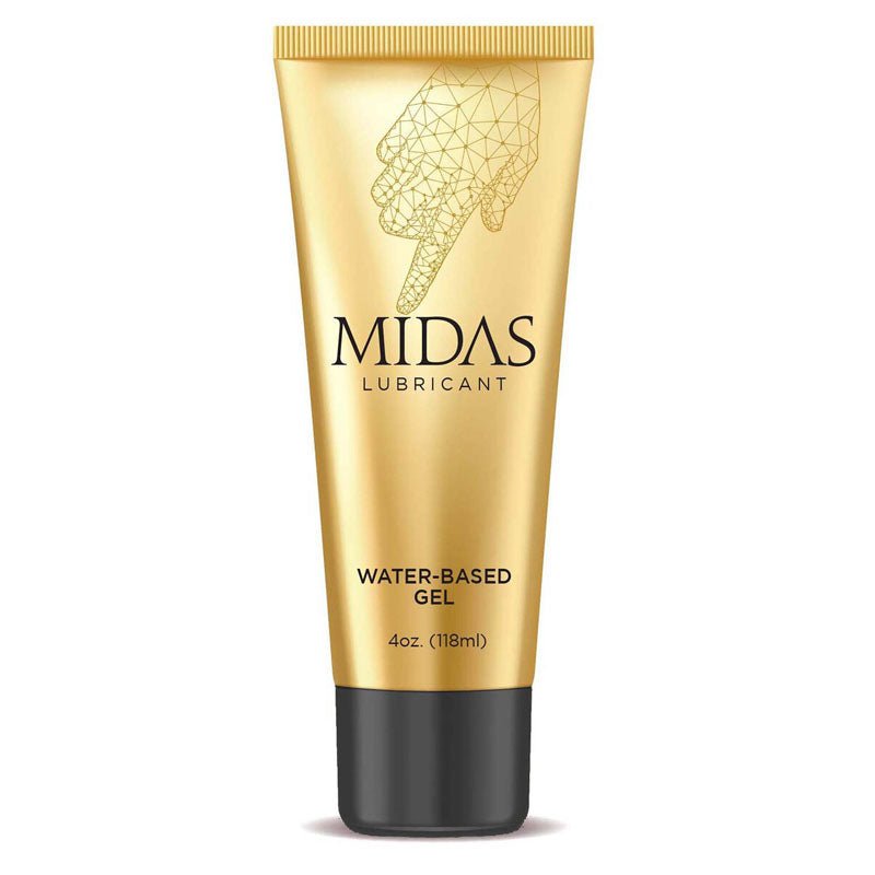 Midas Water Based Gel - Water Based Gel Lubricant - 118 ml Tube - Pleasure Den