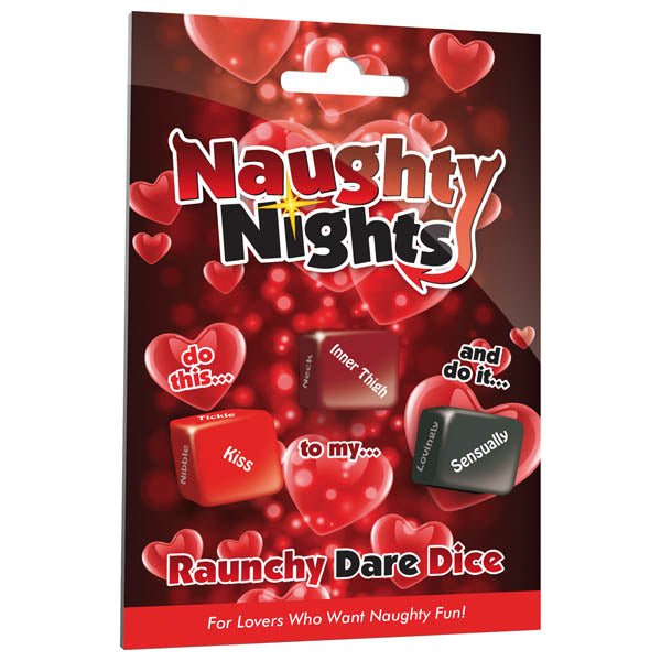 Naughty Nights Raunchy Dare Dice - Lovers Dice Game - Pleasure Den