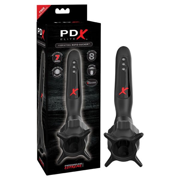 PDX Elite Vibrating Roto-Sucker - Vibrating Head Masturbator - Pleasure Den