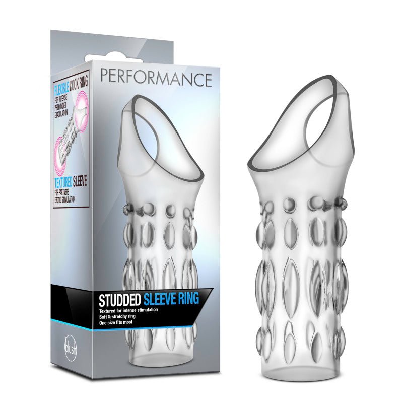 Performance Studded Sleeve Ring - Penis Sleeve - Pleasure Den