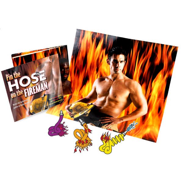 Pin The Hose On The Fireman - Hens Party Game - Pleasure Den