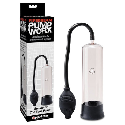 Pump Worx Rookie Of The Year Pump - /Black Penis Pump - Pleasure Den