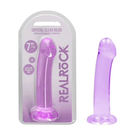 REALROCK Non Realistic Dildo With Suction Cup - 17 cm Dong - Pleasure Den