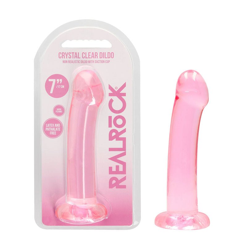 REALROCK Non Realistic Dildo With Suction Cup - 17 cm Dong - Pleasure Den