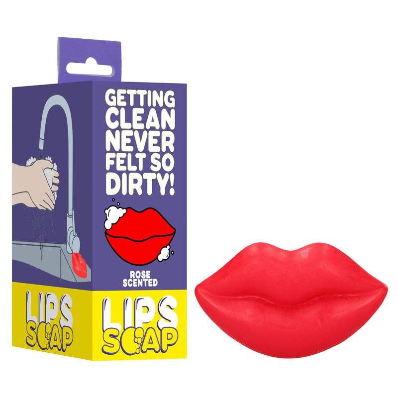 S-LINE Kiss Soap - Rose Scented Novelty Soap - Pleasure Den