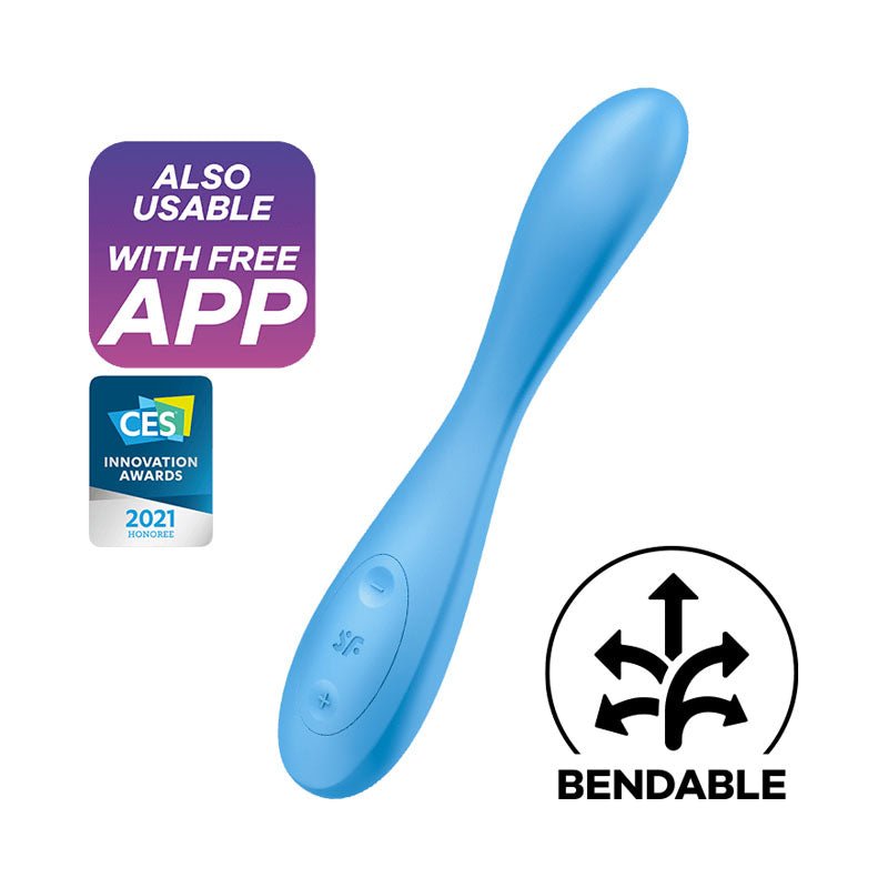 Satisfyer G-Spot Flex 4 - USB Rechargeable Vibrator with App Control - Pleasure Den