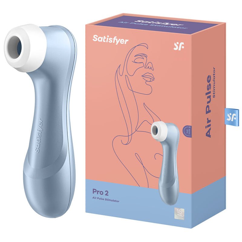 Satisfyer Pro 2 - Touch-Free USB-Rechargeable Clitoral Stimulator - Pleasure Den
