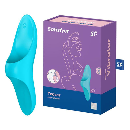 Satisfyer Teaser - Light USB Rechargeable Finger Stimulator - Pleasure Den