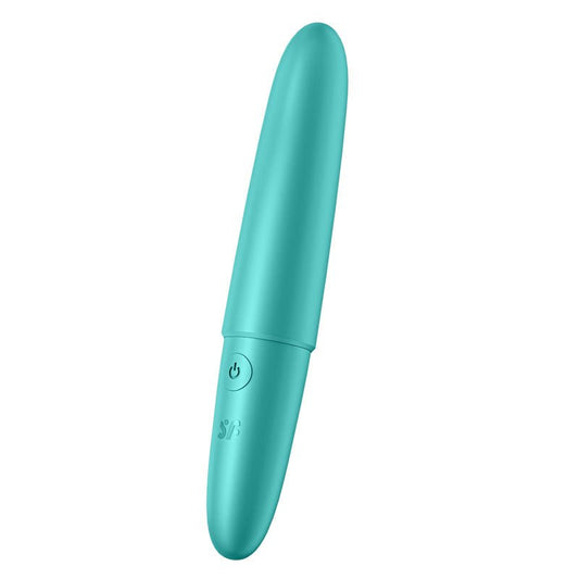 Satisfyer Ultra Power Bullet 6 - Turquoise USB Rechargeable Bullet - Pleasure Den