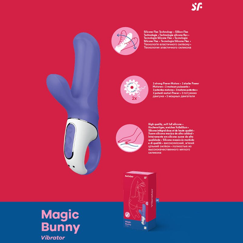 Satisfyer Vibes - Magic Bunny - USB Rechargeable Rabbit Vibrator - Pleasure Den