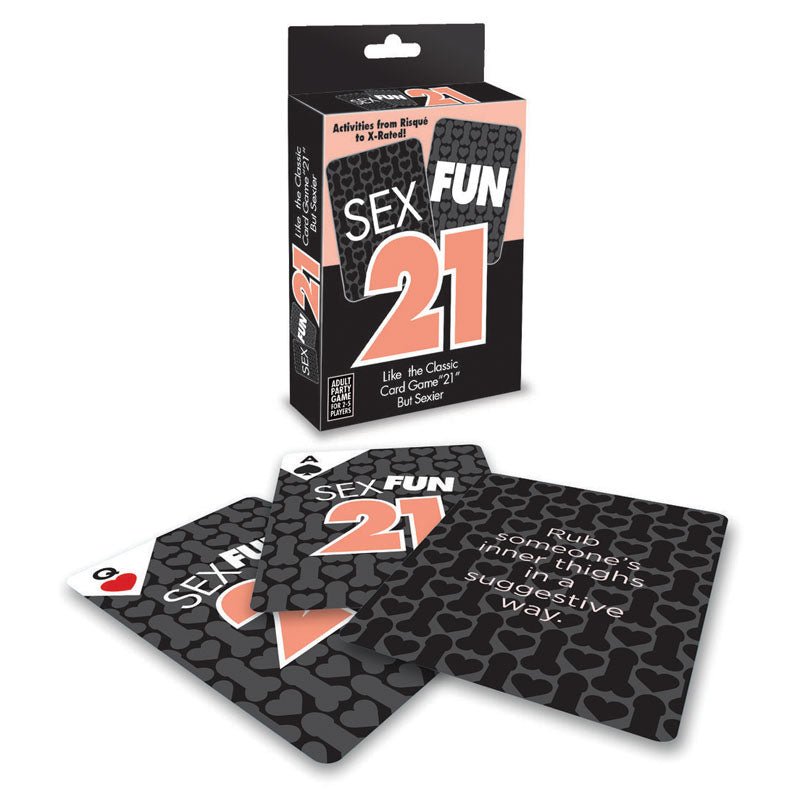 Sex Fun 21 - Adult Card Game - Pleasure Den