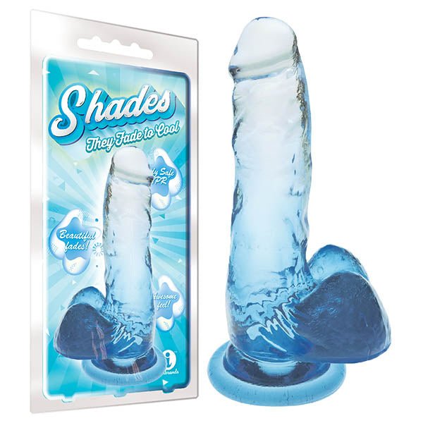 Shades 7'' Jelly TPR Dong - 17.8 cm Dong - Pleasure Den