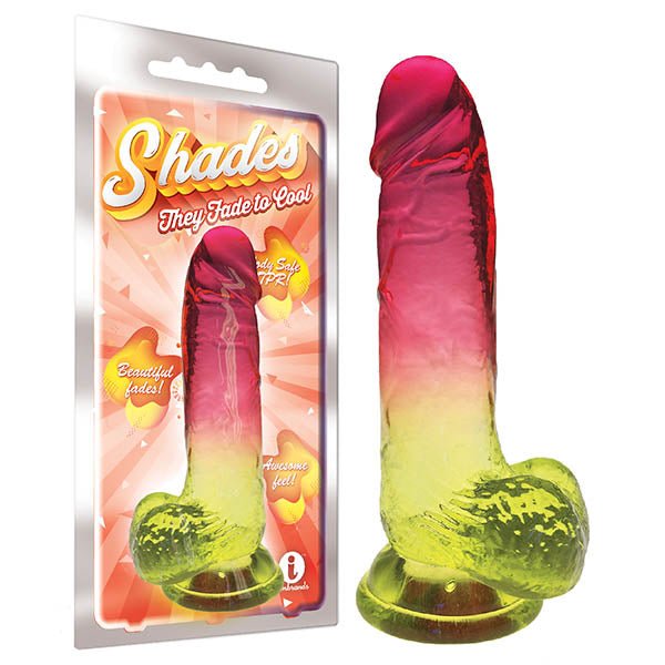 Shades 8'' Jelly TPR Dong - 20.3 cm Dong - Pleasure Den