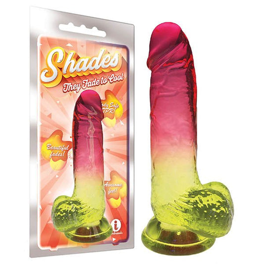 Shades 8'' Jelly TPR Dong - 20.3 cm Dong - Pleasure Den