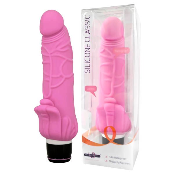 Silicone Classic - 19 cm (7.5'') Vibrator - Pleasure Den