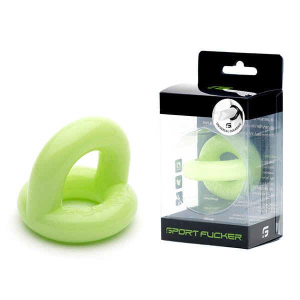Sport Fucker Universal Cock Ring - Glow in Dark Cock & Balls Ring - Pleasure Den