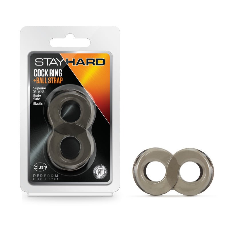 Stay Hard Cock Ring and Ball Strap - Cock & Ball Ring - Pleasure Den