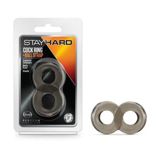 Stay Hard Cock Ring and Ball Strap - Cock & Ball Ring - Pleasure Den