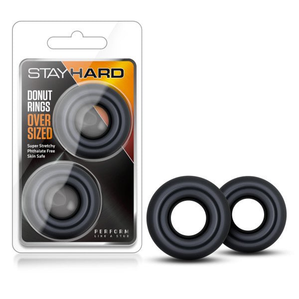 Stay Hard - Donut Rings Oversized - Large Cock Rings - Set of 2 - Pleasure Den