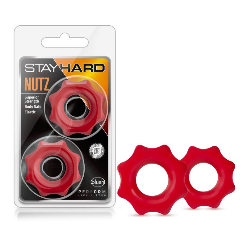 Stay Hard Nutz - Cock Rings - Set of 2 - Pleasure Den